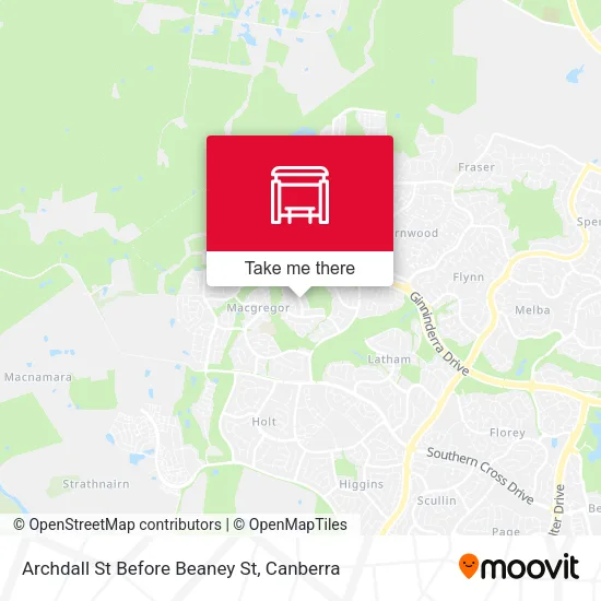 Archdall St Before Beaney St map