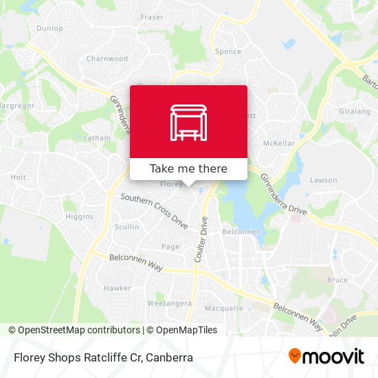 Mapa Florey Shops Ratcliffe Cr