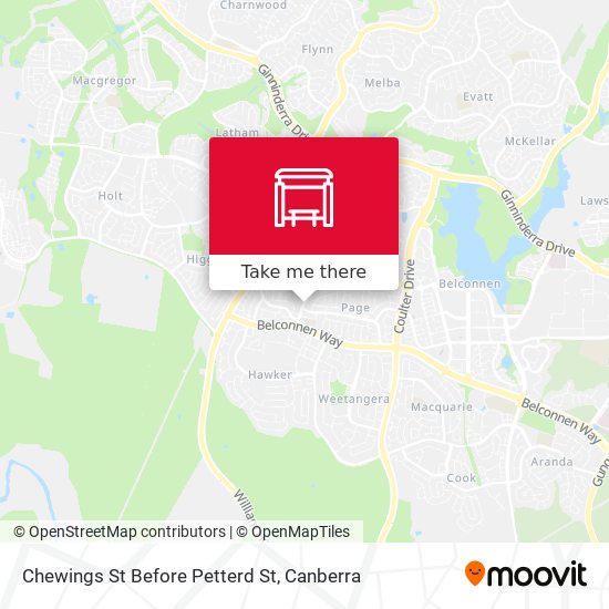 Chewings St Before Petterd St map