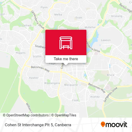 Mapa Cohen St Interchange Plt 5