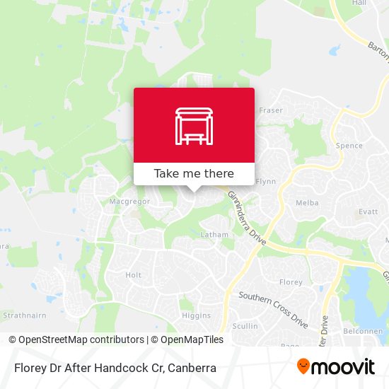 Mapa Florey Dr After Handcock Cr