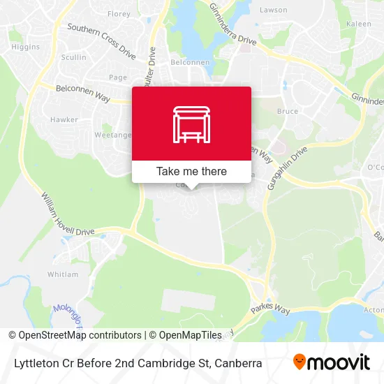 Lyttleton Cr Before 2nd Cambridge St map