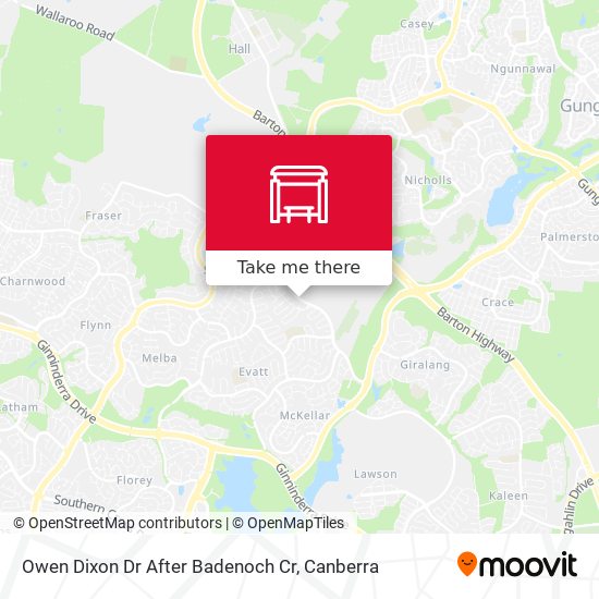 Owen Dixon Dr After Badenoch Cr map