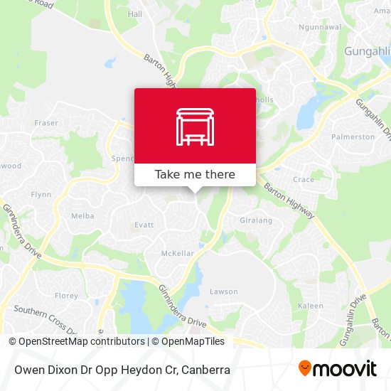 Owen Dixon Dr Opp Heydon Cr map