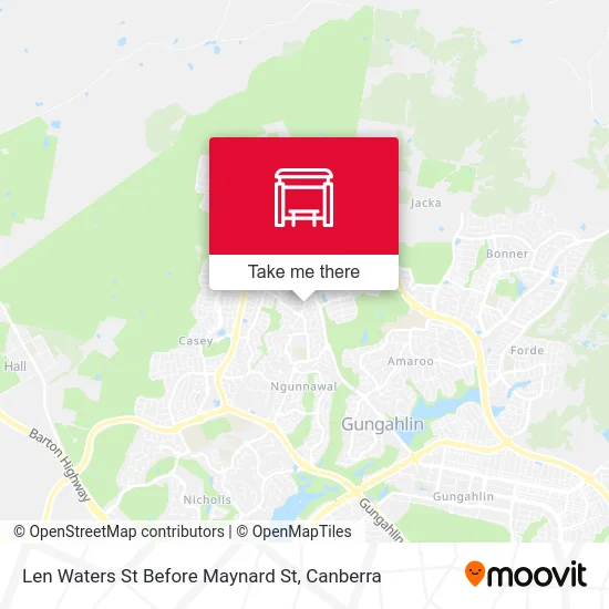 Mapa Len Waters St Before Maynard St