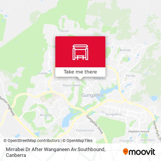 Mapa Mirrabei Dr After Wanganeen Av Southbound