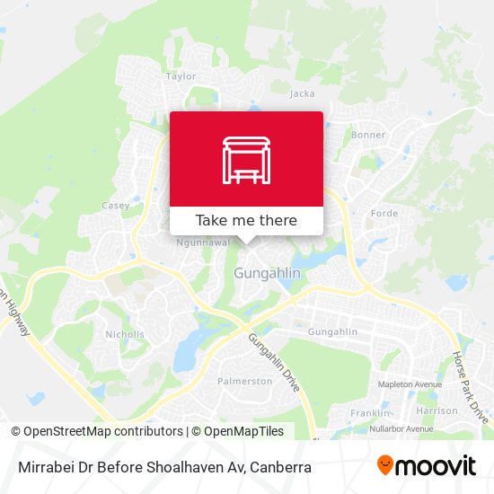 Mapa Mirrabei Dr Before Shoalhaven Av