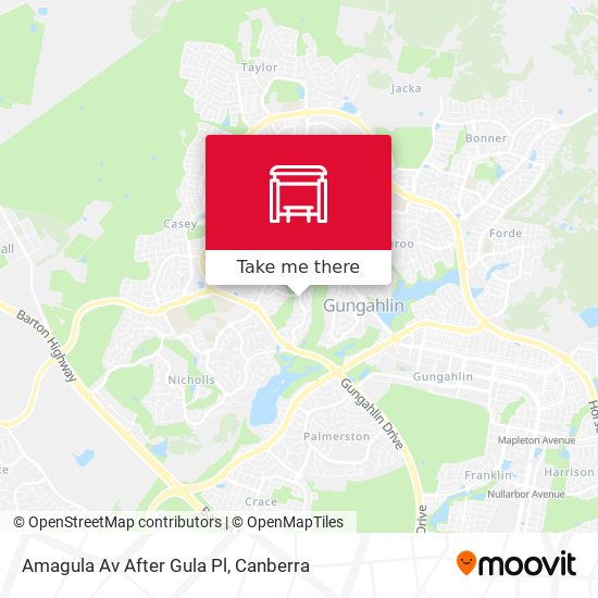 Amagula Av After Gula Pl map