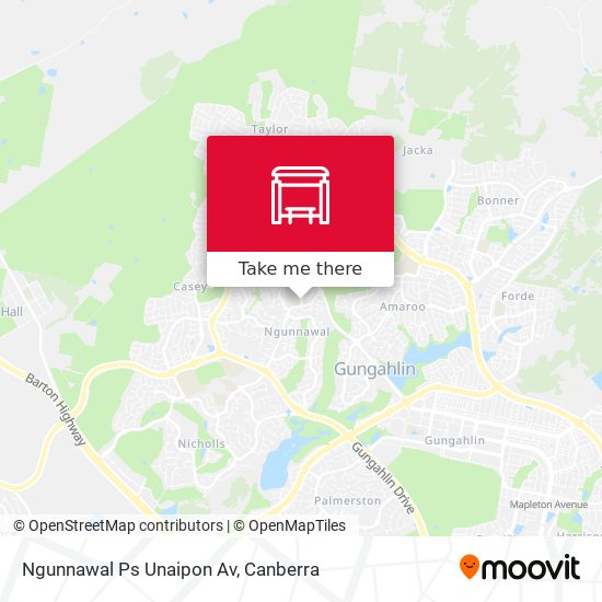 Ngunnawal Ps Unaipon Av map