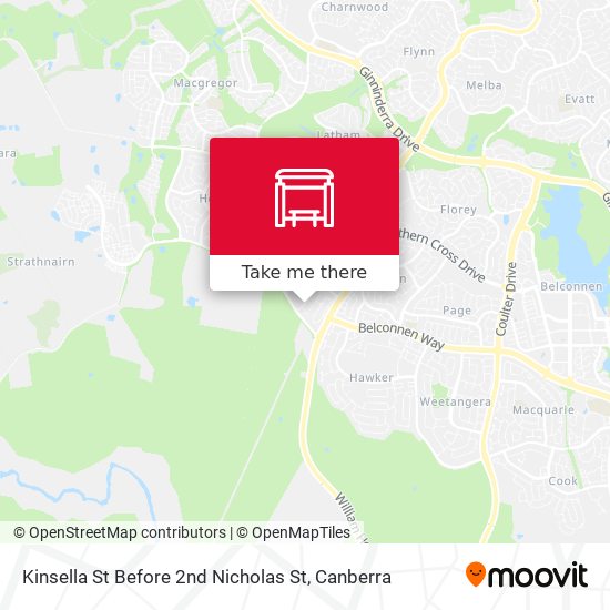 Kinsella St Before 2nd Nicholas St map