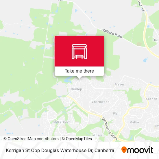 Kerrigan St Opp Douglas Waterhouse Dr map