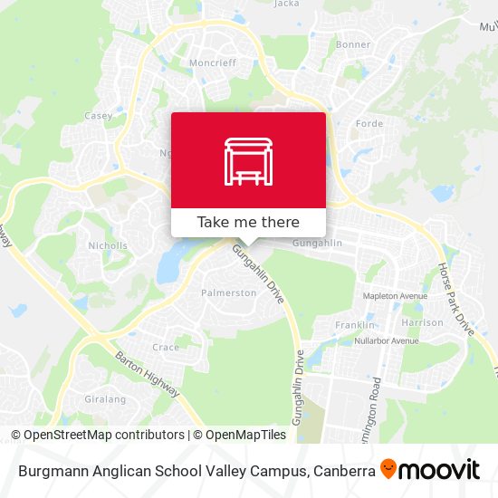 Burgmann Anglican School Valley Campus map