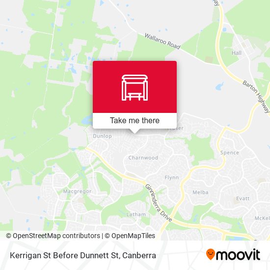 Kerrigan St Before Dunnett St map