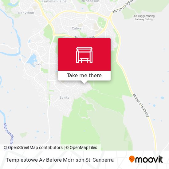 Templestowe Av Before Morrison St map