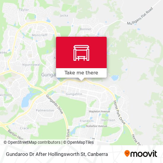 Mapa Gundaroo Dr After Hollingsworth St