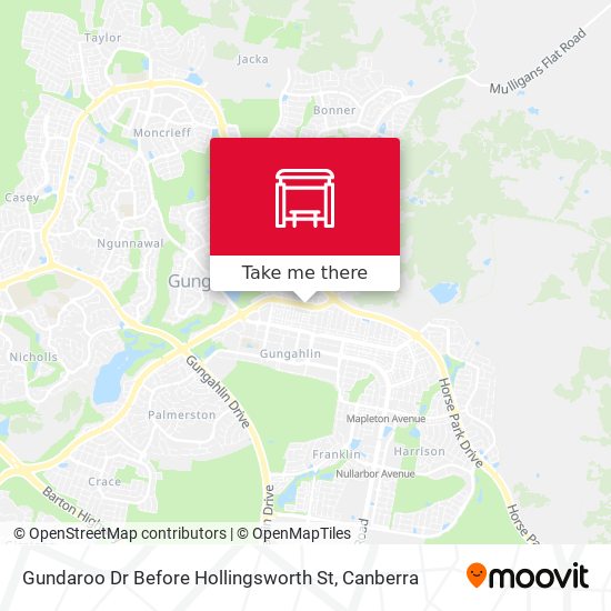 Mapa Gundaroo Dr Before Hollingsworth St