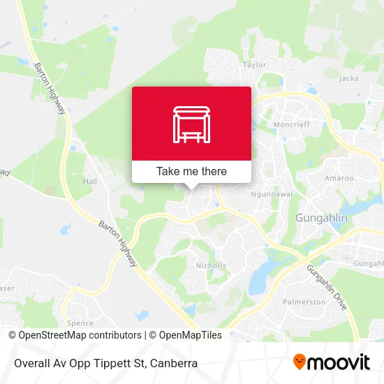 Overall Av Opp Tippett St map