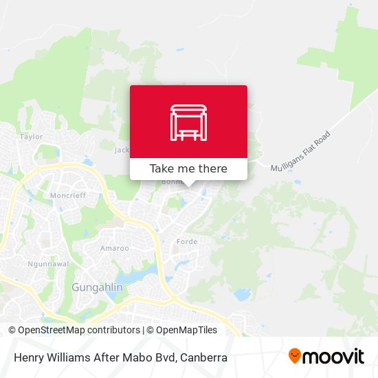 Mapa Henry Williams After Mabo Bvd