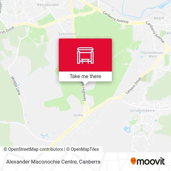 Mapa Alexander Maconochie Centre