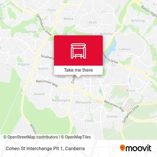 Mapa Cohen St Interchange Plt 1