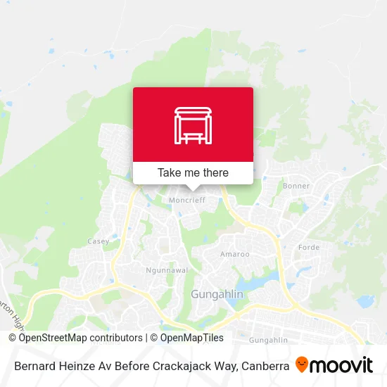 Bernard Heinze Av Before Crackajack Way map