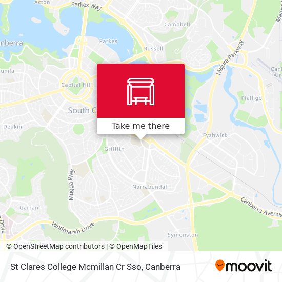 St Clares College Mcmillan Cr Sso map