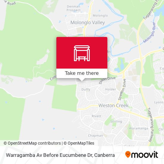 Mapa Warragamba Av Before Eucumbene Dr