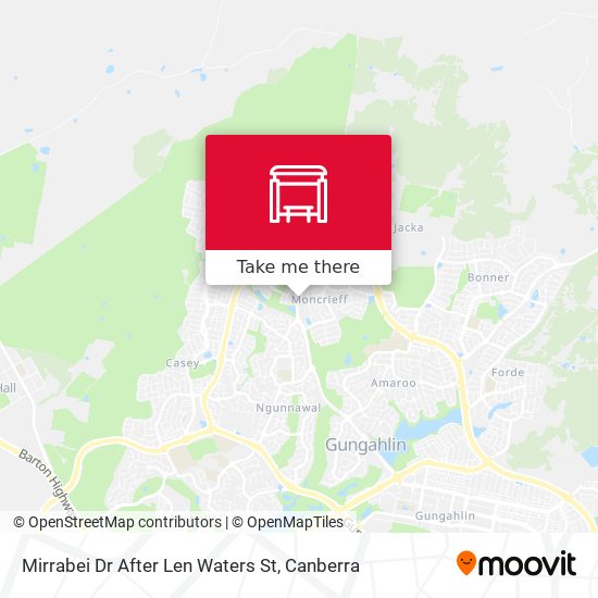 Mirrabei Dr After Len Waters St map