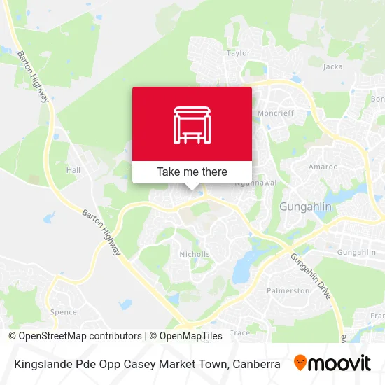 Kingslande Pde Opp Casey Market Town map