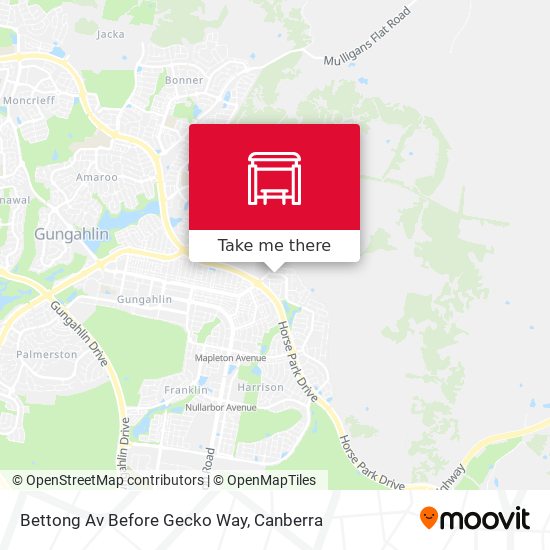 Bettong Av Before Gecko Way map