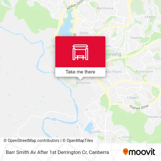 Barr Smith Av After 1st Derrington Cr map