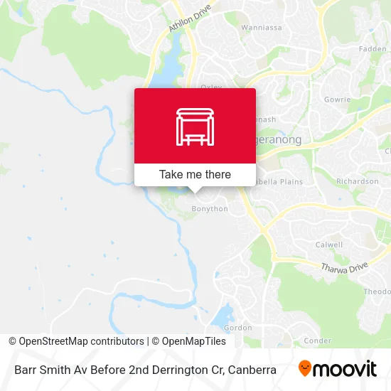 Barr Smith Av Before 2nd Derrington Cr map