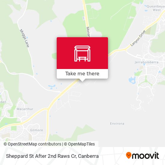 Sheppard St After 2nd Raws Cr map
