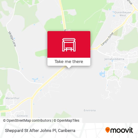 Sheppard St After Johns Pl map