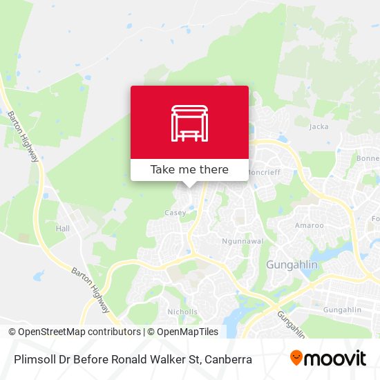 Plimsoll Dr Before Ronald Walker St map