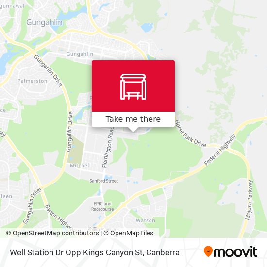 Well Station Dr Opp Kings Canyon St map