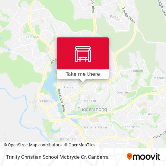 Trinity Christian School Mcbryde Cr map