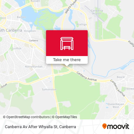 Canberra Av After Whyalla St map