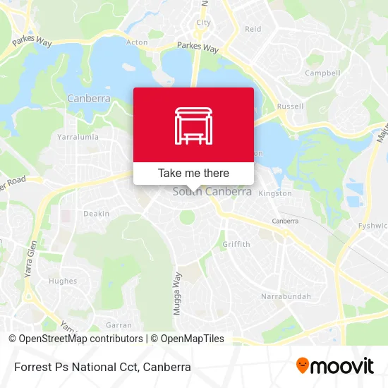 Forrest Ps National Cct map