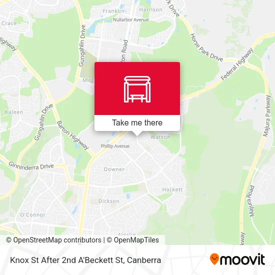Knox St After 2nd A'Beckett St map