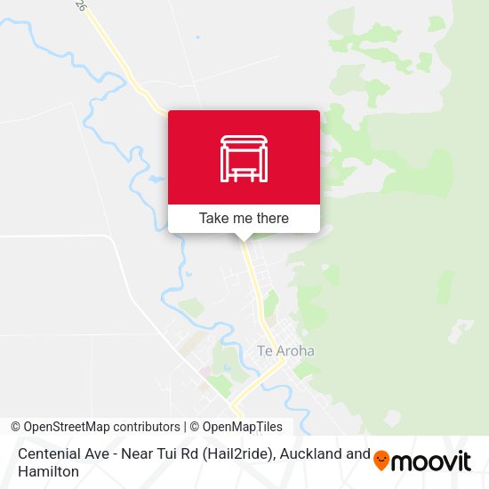 Centenial Ave - Near Tui Rd (Hail2ride) map
