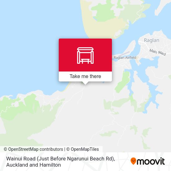Wainui Road (Just Before Ngarunui Beach Rd) map