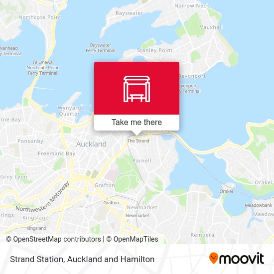 Strand Station map