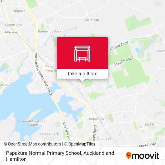 Papakura Normal Primary School map