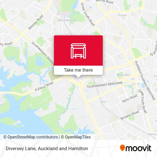 Diversey Lane map