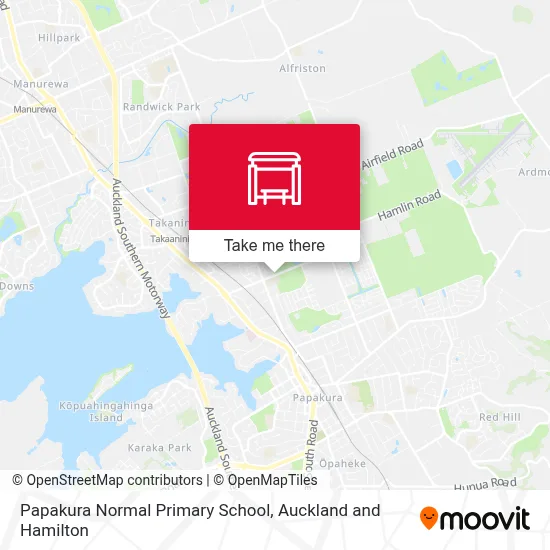 Papakura Normal Primary School map