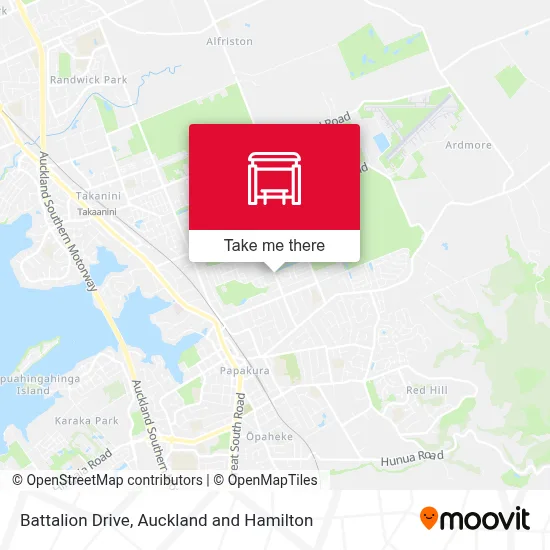 Battalion Drive map