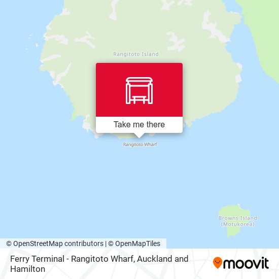 Ferry Terminal - Rangitoto Wharf map