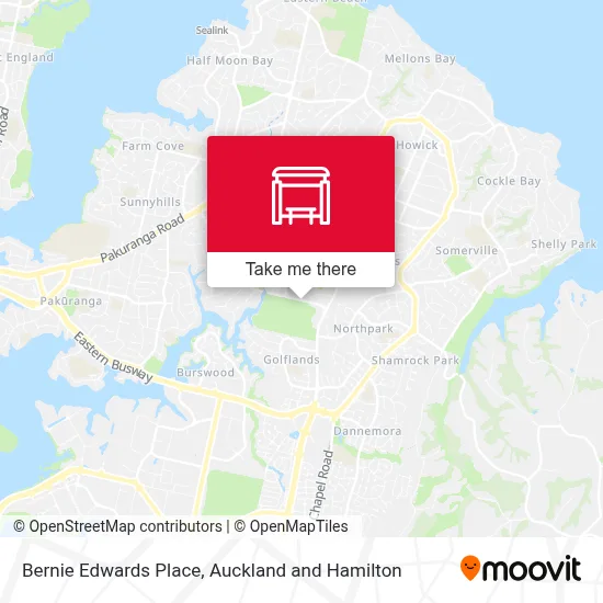 Bernie Edwards Place map