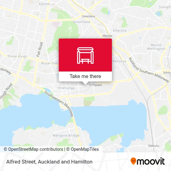 Alfred Street map
